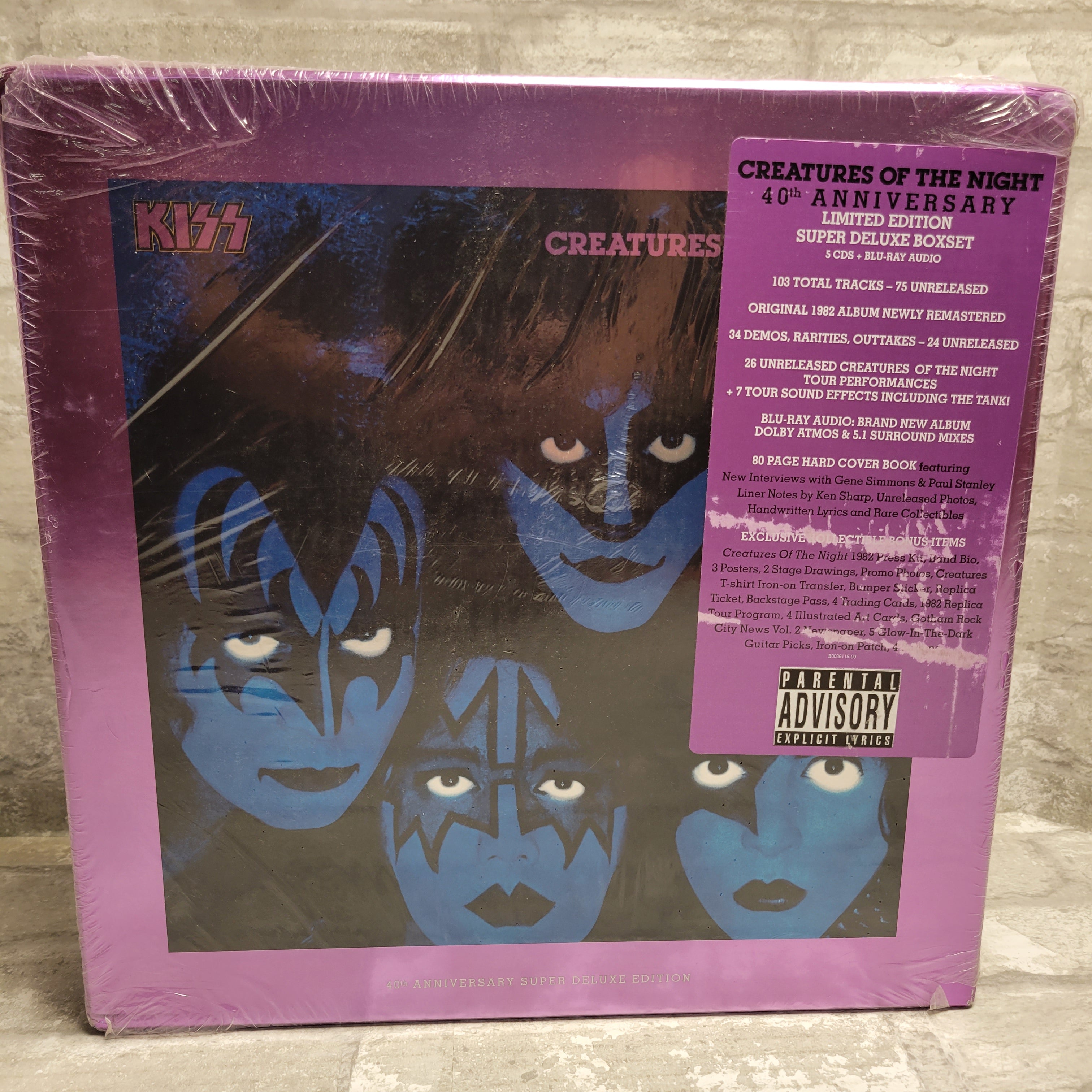 Kiss Creatures Of The Night 40th Anniversary Super Deluxe 5 CD/Blu-ray Audio (8089543409902)